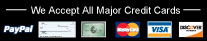 We accept all major credit cards